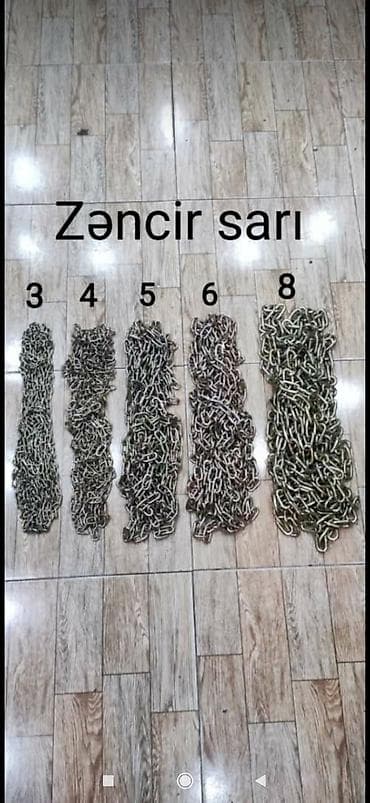 Zəncirlər topdan satış sarı rəng