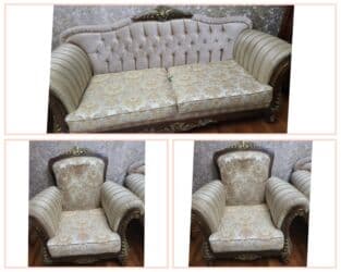 Otaq bitkiləri: İşlənmiş, Divan, 2 kreslo — 1