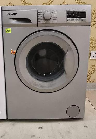 Paltaryuyan maşın Sharp, 6 kq, Avtomat, Qurutmasız lalafo.az -da Paltaryuyan maşın Sharp, 6 kq, Avtomat, Qurutmasız