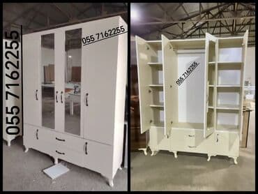 шкаф сейф металлический: Распашной, 4 двери Прямой шкаф, Гардеробный шкаф, Турция — 6