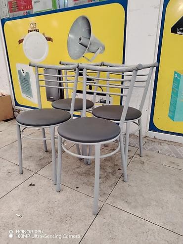 Mətbəx üçün, Yeni, Qatlanmayan, rəng - Boz Stul