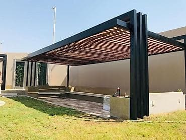 Metal-karkaslı loft perqola və terrasa üst örtüyü – layihələndirmə və — 2