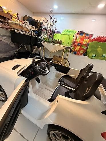 elekt: Uşaq elektrik maşını – Mercedes-Benz AMG stili, ağ rəng — 3