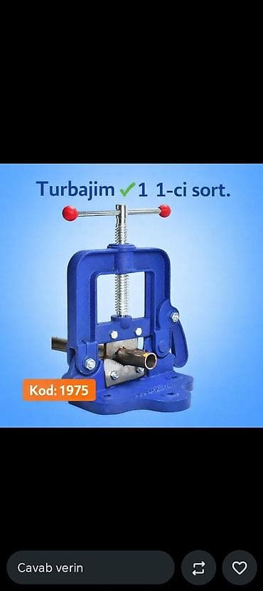 Məhsul: Turbajım – 1-ci sort Kod: 1975 Təsvir: - Metal boruların — 1