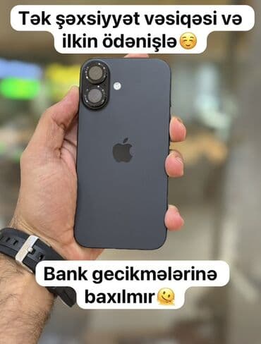 айфон 5 цена в баку: IPhone 16, Черный, Рассрочка — 1