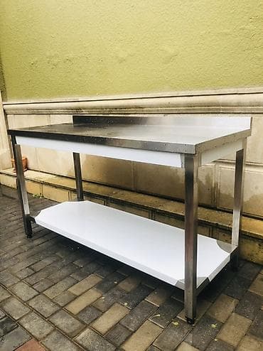 g plus coffee: Paslanmayan poladdan istehsal edilmiş peşəkar iş masası Uzunlugu — 2