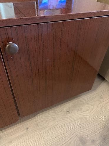 usta qapi: Tualet masası və güzgü dəsti - Üç bölməli böyük güzgü: ortada sabit — 5