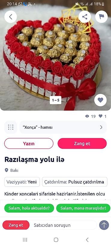 gül sekilleri: Sifarişlə hazırlanmış şokolad xonçaları - Üçmərtəbəli, dekorativ — 2