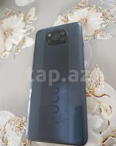 televizor 127 ekran: Poco X3 NFC, rəng - Boz, Barmaq izi — 2