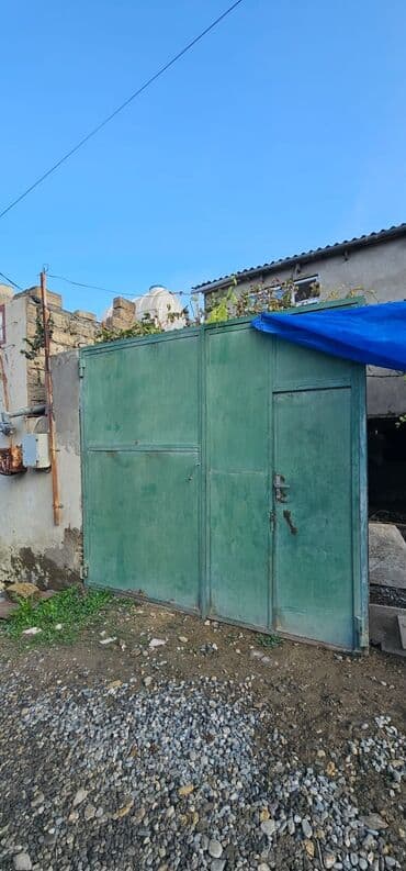 Dekorativ divar panelləri: Dəmir Həyət darvazası, Mexaniki, Qapı ilə, rəng - Yaşıl, Kredit yoxdur — 2