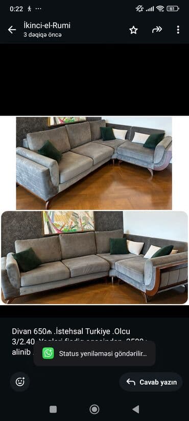 Künc divan lalafo.az -da Künc divan