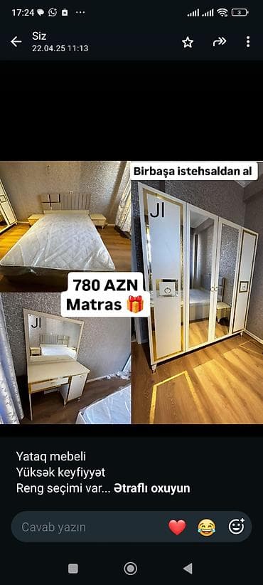 İkinəfərlik çarpayı, Azərbaycan, Yeni lalafo.az -da İkinəfərlik çarpayı, Azərbaycan, Yeni