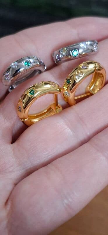 1 qram gümüşün qiyməti 2022: Sırğa — 10