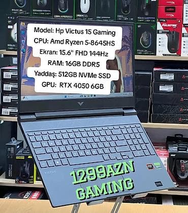 dell notebook: HP Victus 15 Gaming noutbuku - Model: HP Victus 15 Gaming - — 1