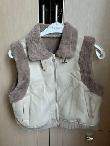 ave kremi: M razmer qolsuz jilet – “My Twins” askısında. - Rəng: krem əsas — 1