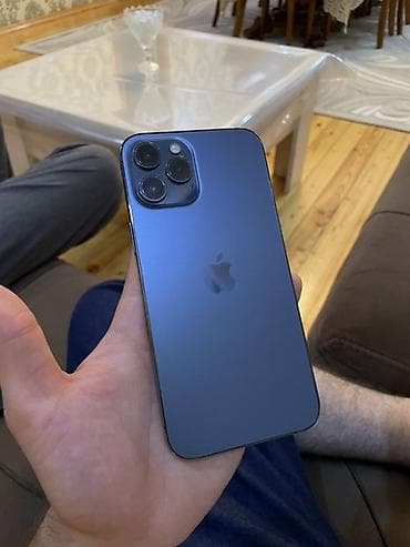 IPhone 12 Pro Max, 256 GB, Sierra Blue, Face ID