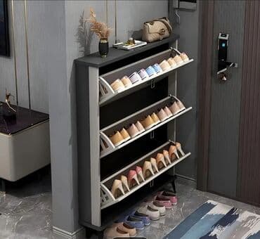 işlenmiş şkaf: Yeni, Açılan, 3 qapılı Düz dolab, Ayaqqabı dolabı, Çin — 2