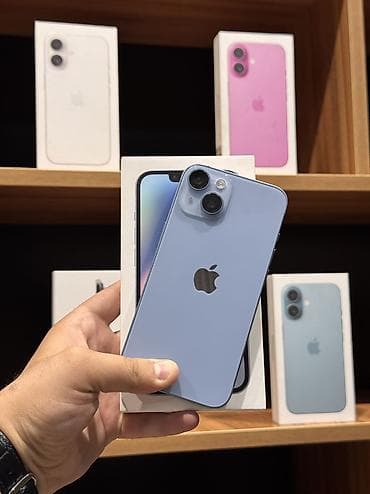IPhone 14, 128 GB, Mavi, Zəmanət, Kredit, Face ID lalafo.az -da IPhone 14, 128 GB, Mavi, Zəmanət, Kredit, Face ID