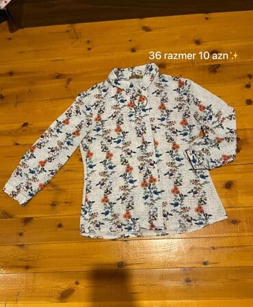 Qadın köynəyi – ölçü 36, qiymət 10 AZN. Xüsusiyyətlər: - Uzunqol