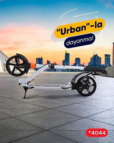 Электротранспорт: Samakat Urban🛴 Samokat, Skuter, Scooter Ölkə daxili pulsuz çatdırılma📍 — 3