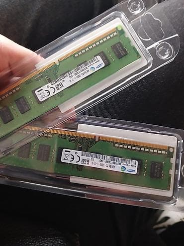 pc kasa: DDR3 operativ yaddaş satılır — 2 ədəd 4GB (ümumi 8GB). Heç bir — 1