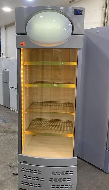 şirniyyat vitrin: Vitrin tipli ticarət soyuducusu - Şaquli vitrin dizaynı, şüşə ön qapı — 1