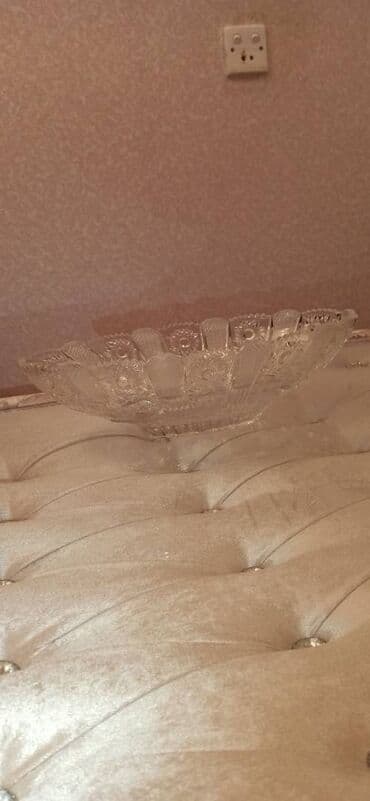 şəkərbura paxlava sifarişi: Meyvə qabı. İstifadə olunmayıb. Xrustaldir — 1