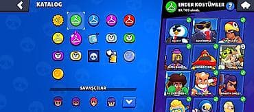 afsiant qiz: Brawl Stars oyun hesabı - Kubok sayı: 36,098a - Qızıl: 5,000 - Cems — 5