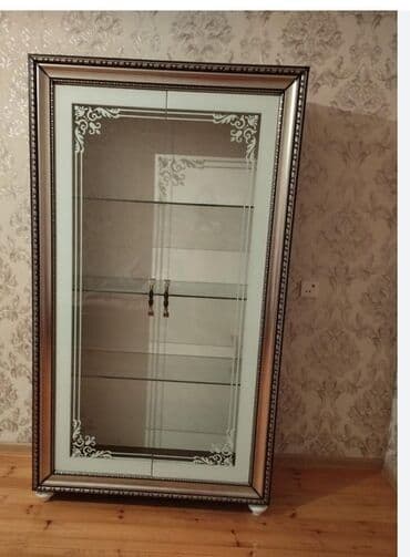 Aksesuarlar üçün vitrinlər: Şüşəli dolab vitrini, İşlənmiş, Ödənişli çatdırılma — 2
