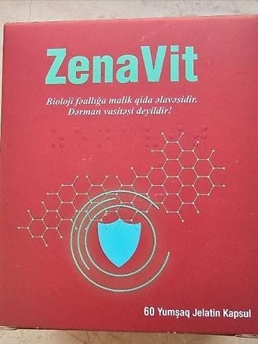 Tarixi də göstərmişik. Zenavit - Içinde 40 dene kapsul var Qiymeti