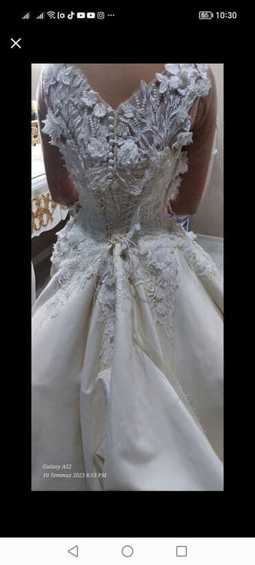 ziyafet geyimi per page 100: Gelinik satlır tecil ‼️🔴100 azn erazi bine defekdi yoxdı — 7