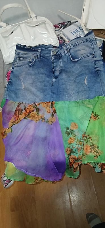 deri pencek: İkinci əl az işlənmiş Qadın geyim və aksesuar dəsti - Qara — 5