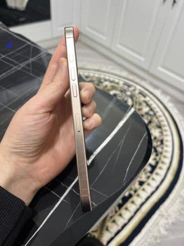 iphone 11 barter: IPhone 16 Pro Max, 256 GB, Desert Titanium, Zəmanət, Barmaq izi, Face ID — 3