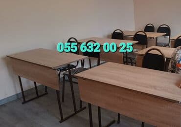 pardalar: Tədris kursları üçün stol stul dəstinin sexdən birbaşa satışı var — 15