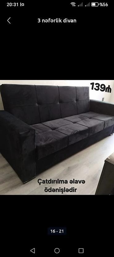 divan köhnə: Di̇van-kravat, Yeni, Açılan, Bazalı, Parça, Ödənişli çatdırılma — 6