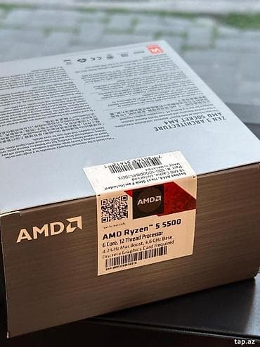 ucuz nausnikler: Prosessor AMD Ryzen 5 Ryzen 5 5500 box, > 4 GHz, 6 nüvə, Yeni — 2