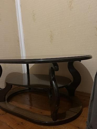 Офисная мебель на заказ: Овальный стол, Нераскладной, Без колесиков, Ламинат блестящий, Без гарантии — 3