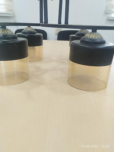 allah yazili sekiller: Çılçıraq, 5 lampa, Metal — 2