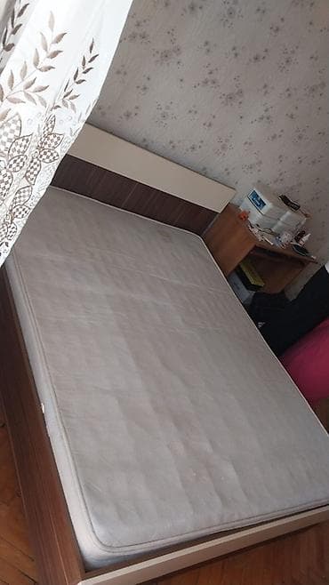 sovde az mebel: İki nəfərlik çarpayı və döşək dəsti - Ölçü: təxmini 160x200 sm — 1
