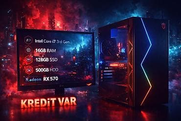 Oyun kompüteri Variant 1: - Prosessor: Intel Core i7, 3-cü nəsil -