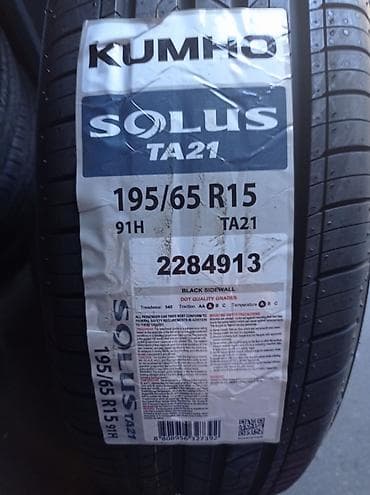 passat disk: Kumho Solus TA21 avtomobil şini - Ölçü: 195/65 R15 - Yük/sürət — 1