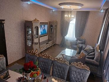 Klassik-lüks üslubda tam komplekt qonaq otağı mebeli - Rəng və üslub — 3