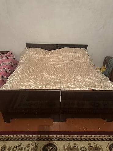 İkinəfərlik çarpayı, Bazasız, Matras ilə, Siyirməsiz
