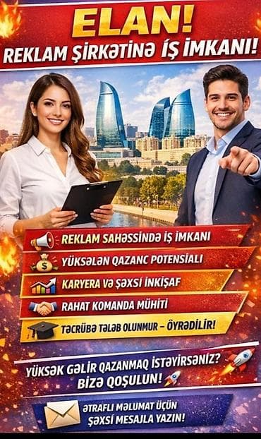 is elanlari gence: SMM menecer tələb olunur, İstənilən yaş, Təcrübəsiz — 1