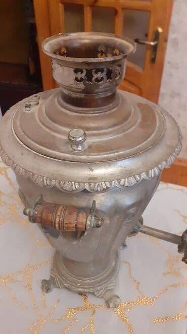 simavar: Qədimi samovar.1882ci il.Qiyməti 3000 AZN — 3