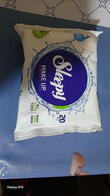Sleepy Make Up Removal Tissue – makiyaj təmizləmə salfetləri - 20 — 1