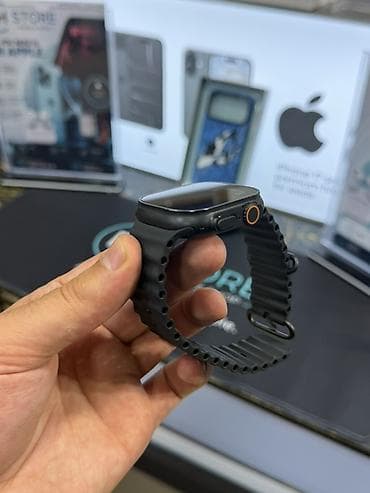 iphone 12 pro adapter: Apple Watch Ultra 2 Black Titanium Ideal veziyyetdedi. Xanim ishledib — 4