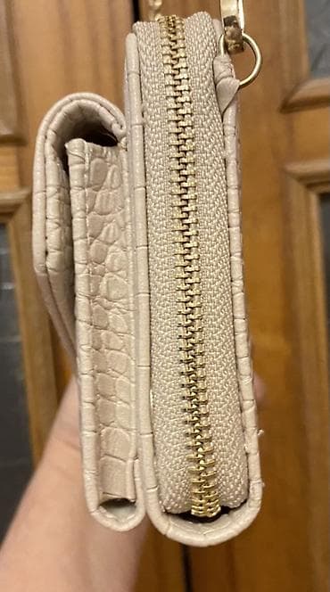 aldo canta: Zəncirli çiyin çantası – krem/bej rəng, canta -kowelok 35 m tezedi — 3