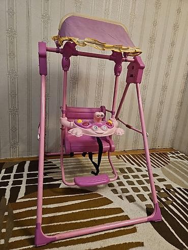 качели для дачи баку: Б/у, Стул-качели, С зонтиком, Металл — 1