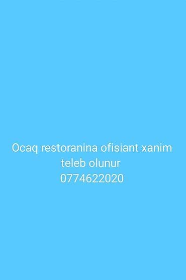 Ofisiant tələb olunur, Restoran